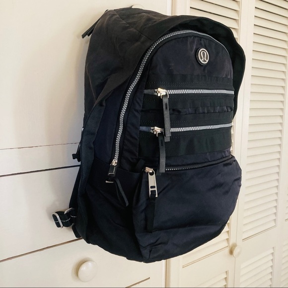 Lululemon pack to reality backpack black main image 6